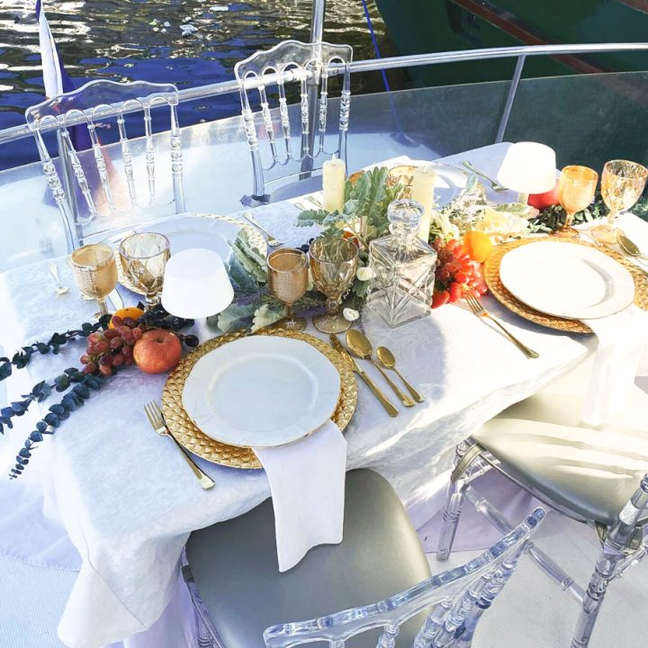 romantic yacht dinner near me